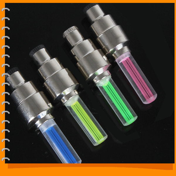5pcs! auto car motorcycle bike bicycle wheel tyre tire led valve cap light lamp flash warnig light - green pink blue yellow 5pcs! auto car motorcycle bike bicycle wheel tyre tire led valve cap light lamp flash warnig light - green pink blue yellow