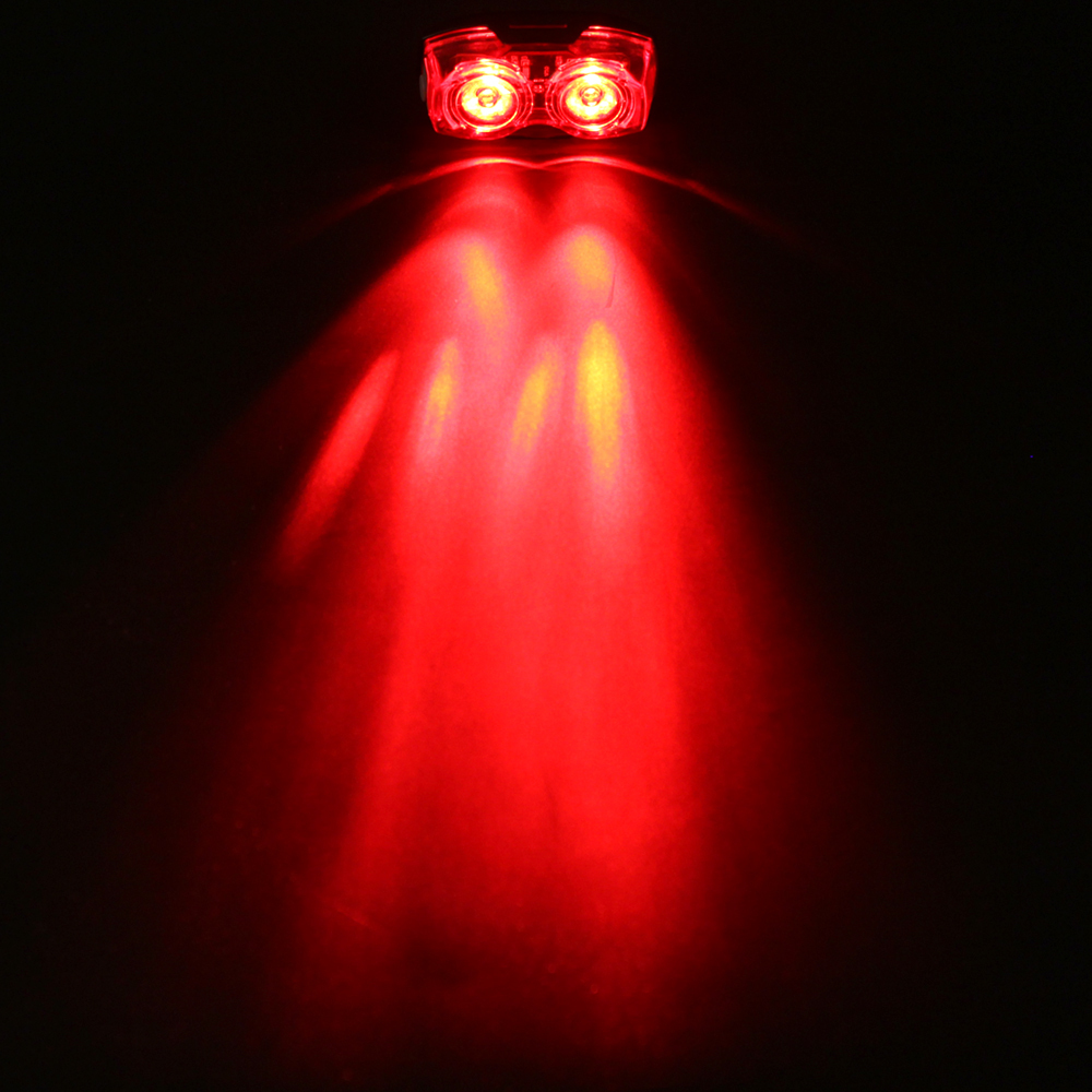 bsk-88 2 leds two eyes bike tail light lamp led cycling bicycle taillight bike handlebar back rear light for max safty warning