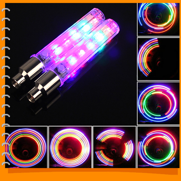 colorful led bike wheel light lamp bicycle motorcycle car tire valve cap wheel flash light colorful led bike wheel light lamp bicycle motorcycle car tire valve cap wheel flash light