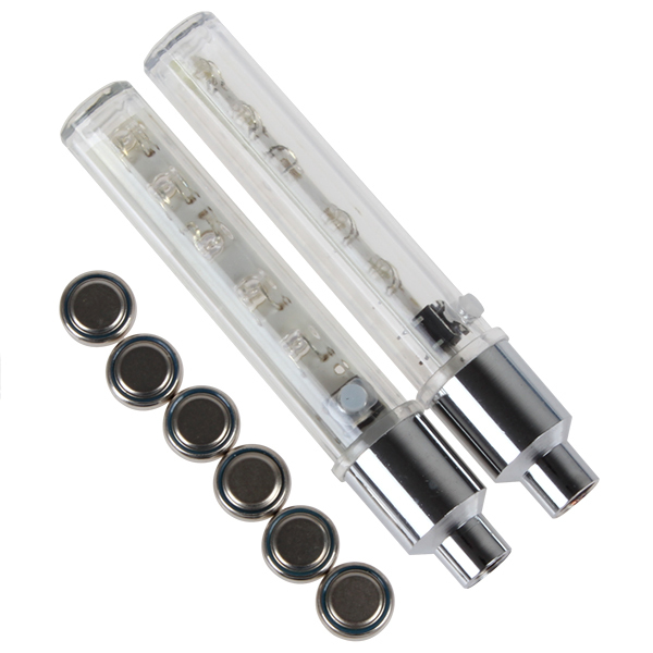 colorful led bike wheel light lamp bicycle motorcycle car tire valve cap wheel flash light