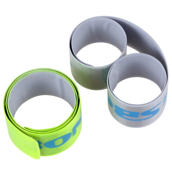 dazzling cycling reflective tape strips bike bicycle safety pant band leg strap belt night warning