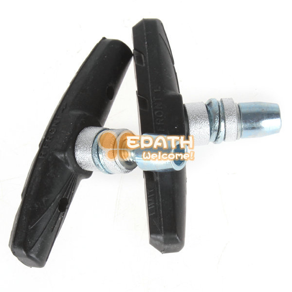 mini practical rubber & steel bicycle bike brake pads cycling with spring