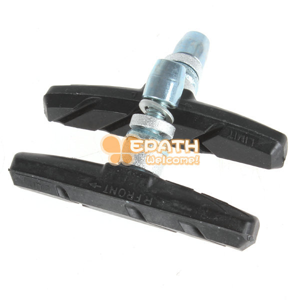 mini practical rubber & steel bicycle bike brake pads cycling with spring