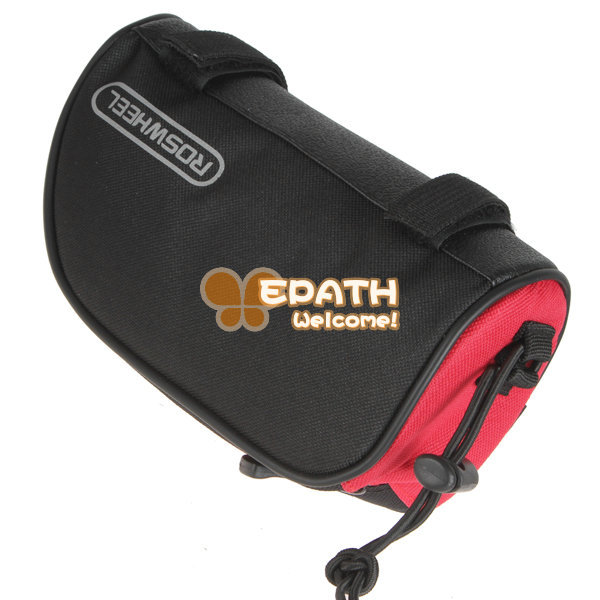 roswheel road mountain bike frame bag cycling bicycle front tube pipe bag pouch with 2 velcro straps - 4 optional colors