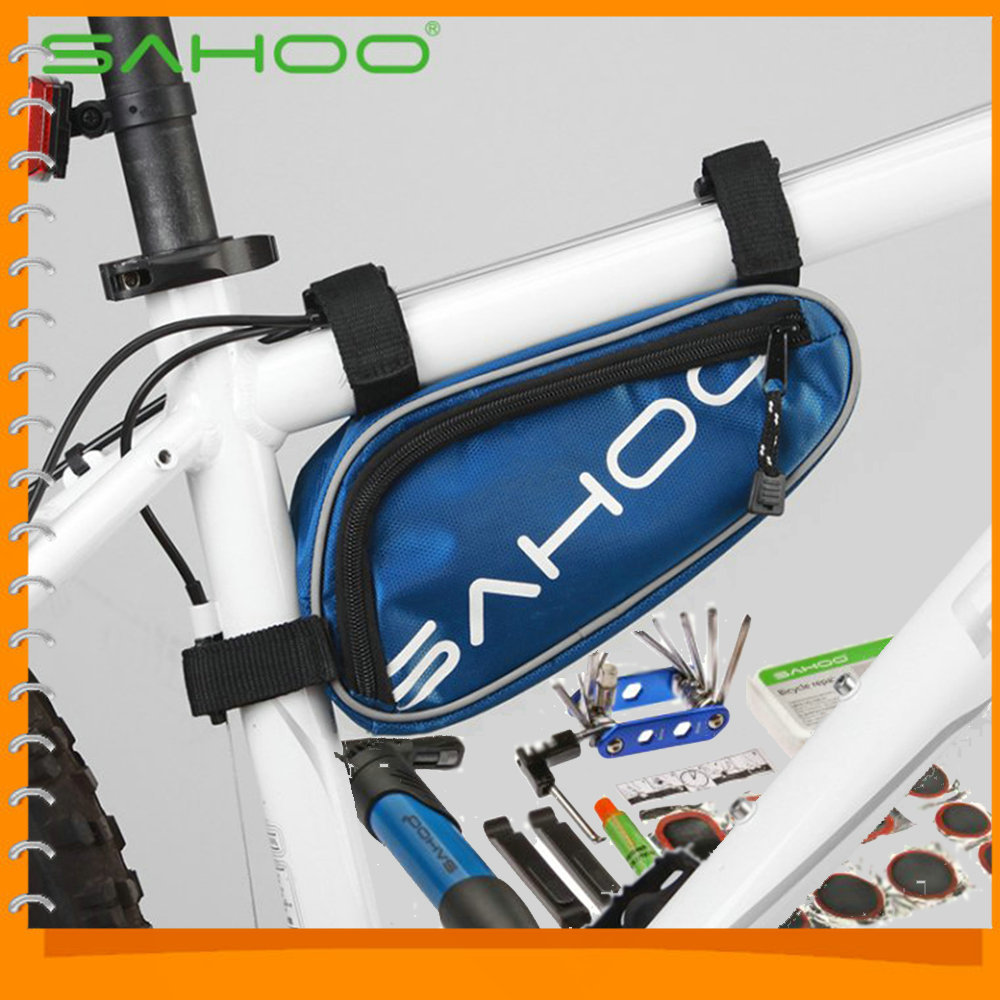 sahoo multifunctional triangle bicycle bike tool bag cycling repair tool set kit with 15pcs road mountain bike tire repair tools sahoo multifunctional triangle bicycle bike tool bag cycling repair tool set kit with 15pcs road mountain bike tire repair tools
