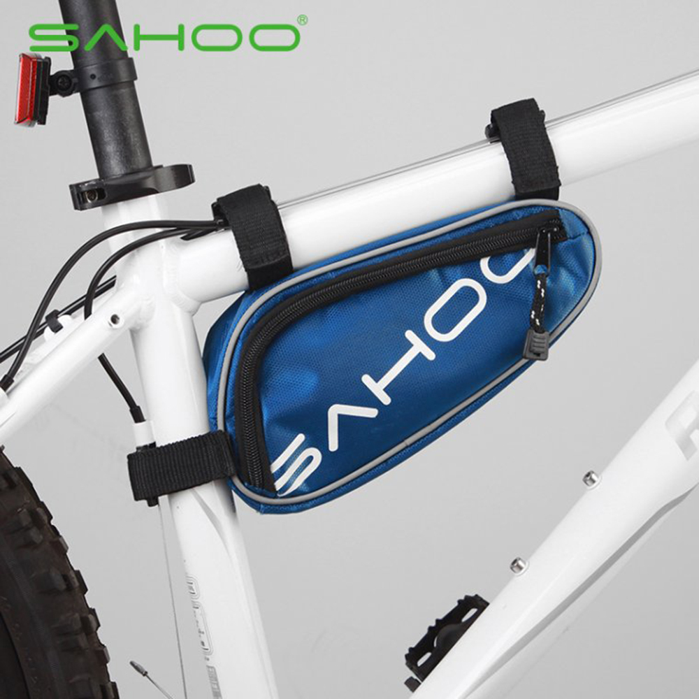 sahoo multifunctional triangle bicycle bike tool bag cycling repair tool set kit with 15pcs road mountain bike tire repair tools