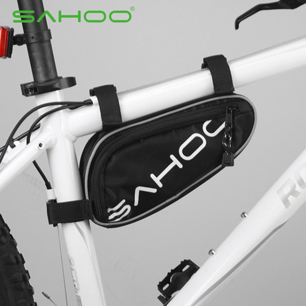sahoo multifunctional triangle bicycle bike tool bag cycling repair tool set kit with 15pcs road mountain bike tire repair tools