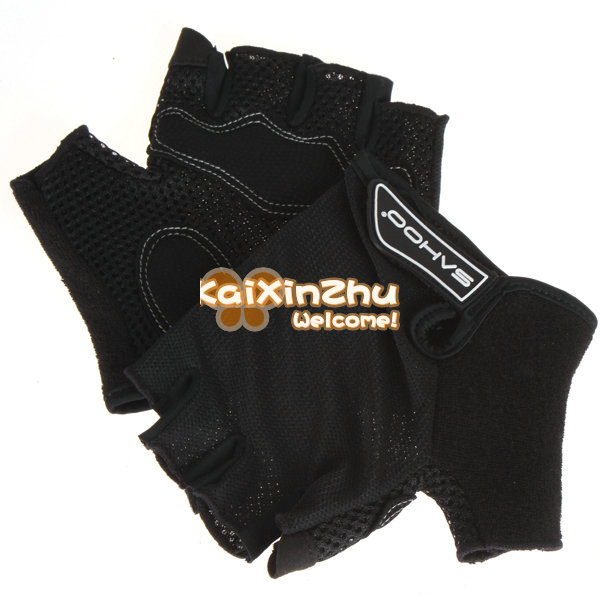 windproof shockproof mesh soft bicycle bike cycling half finger gloves winter warm outdoor riding men women gloves - m / l / xl
