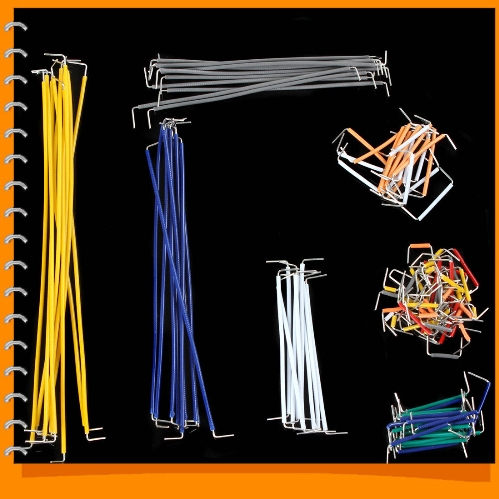 140 pcs u shape solderless breadboard jumper cable wire kit for shield with box 140 pcs u shape solderless breadboard jumper cable wire kit for shield with box