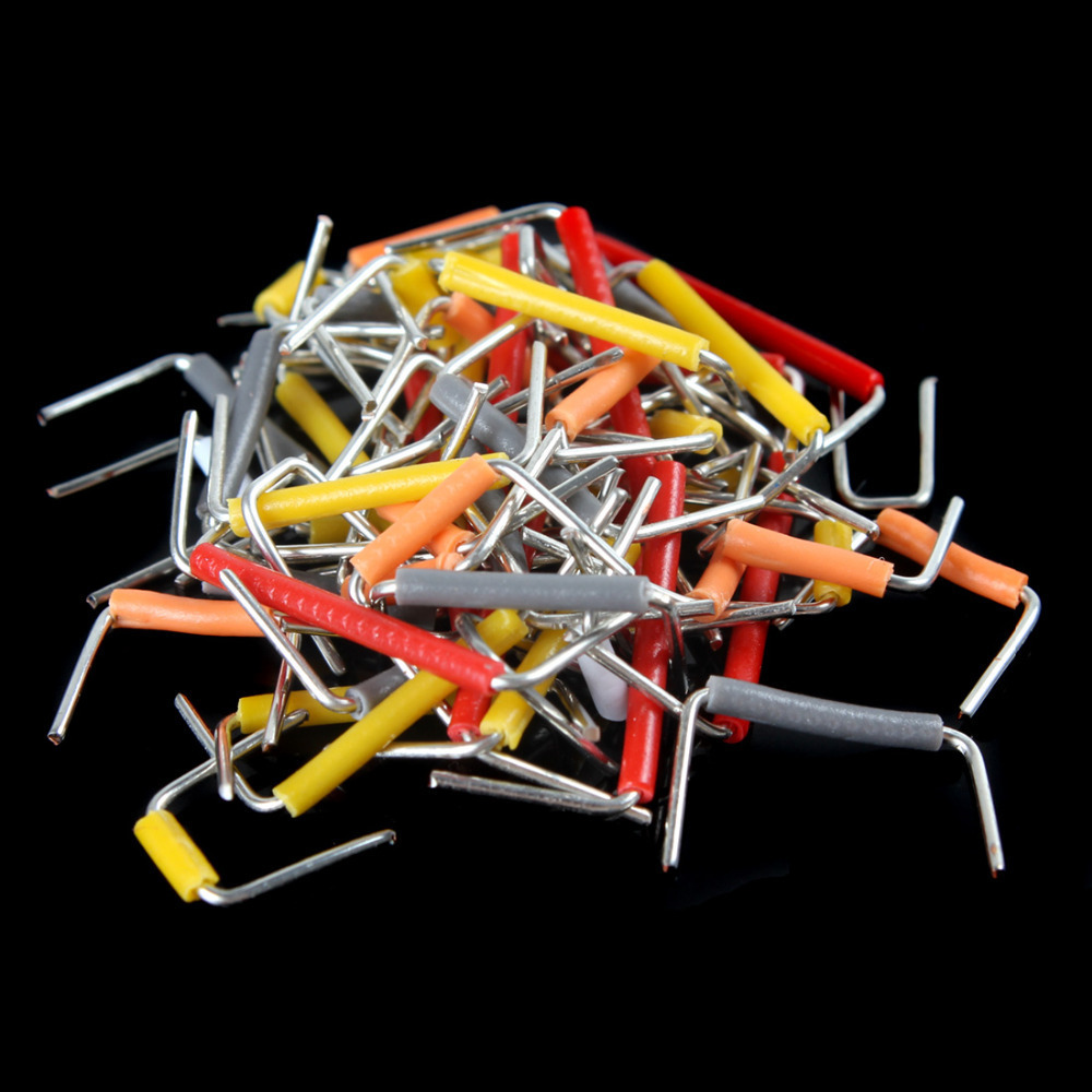 140 pcs u shape solderless breadboard jumper cable wire kit for shield with box