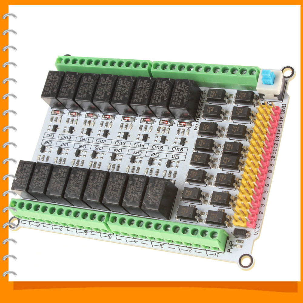 16 channel 5v / 12v mini relay module board bk_rl16_01 16 channel 5v / 12v mini relay module board bk_rl16_01