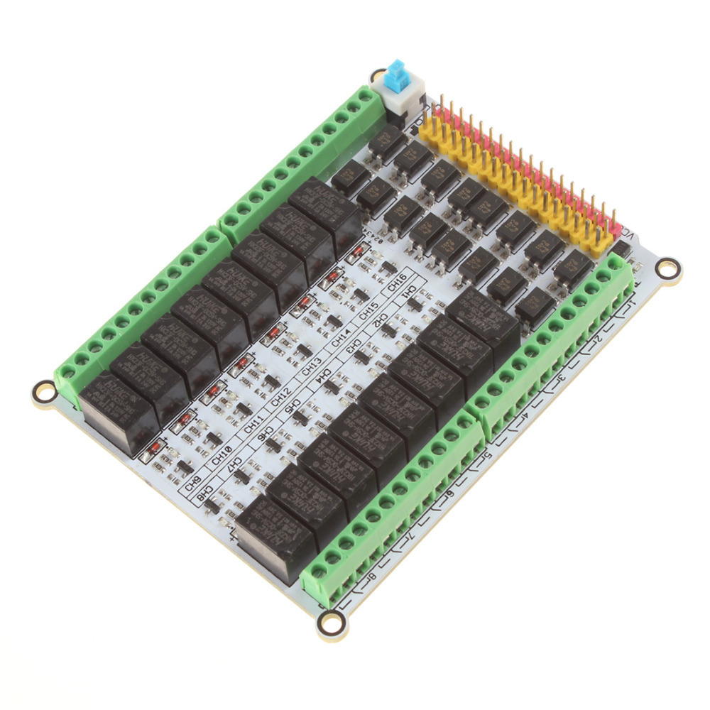 16 channel 5v / 12v mini relay module board bk_rl16_01