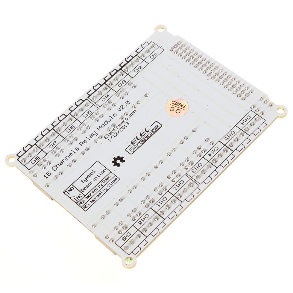 16 channel 5v / 12v mini relay module board bk_rl16_01