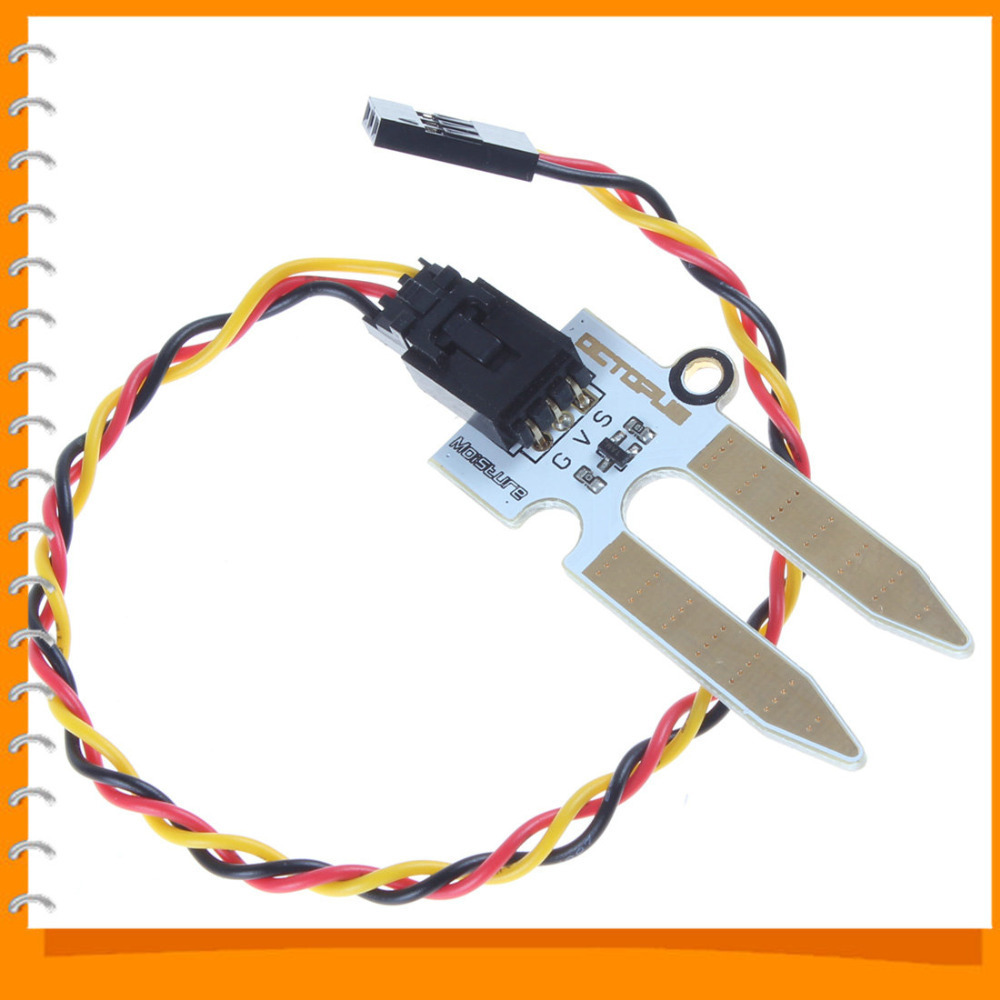2pcs! octopus soil moisture sensor brick water sensor module with analog sensor cable 2pcs! octopus soil moisture sensor brick water sensor module with analog sensor cable