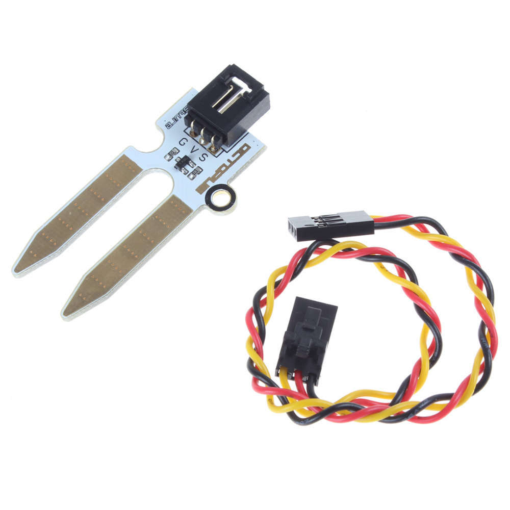 2pcs! octopus soil moisture sensor brick water sensor module with analog sensor cable