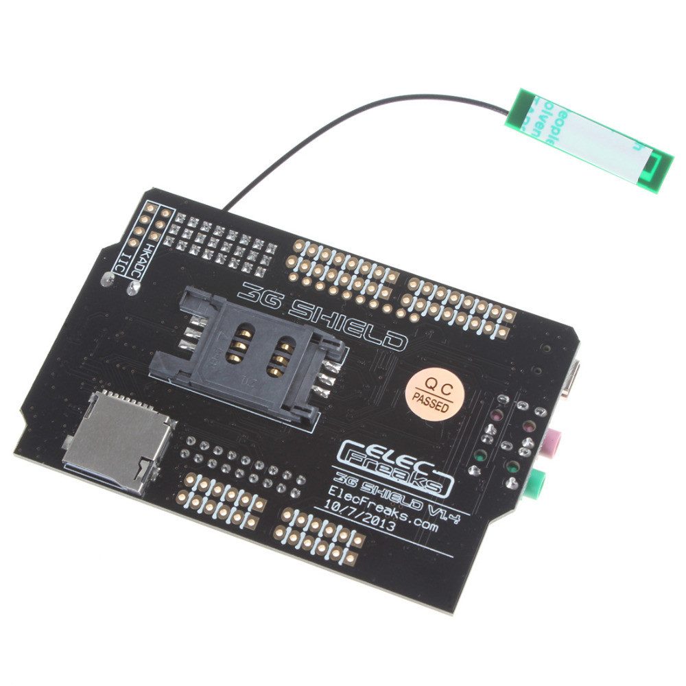 3g shield expansion board module with camera interface & video telephony support