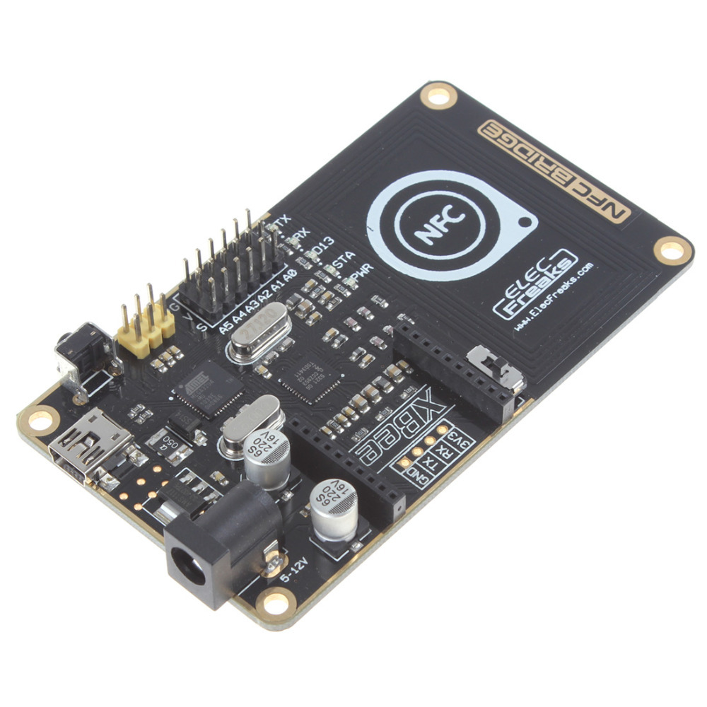 nfc bridge board composed of pn532 module & mainboard control module (atmega32u4) & xbee interface