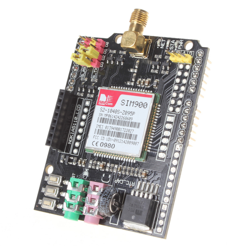 ultra compact & reliable wireless module gprs / gsm shield board - efcom shd-efcom