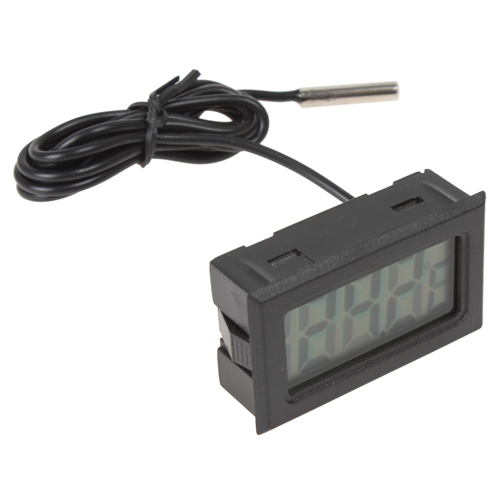 1.5'' inch lcd digital temperature meter controller for zer, indoor outdoor thermometer with 1 meter cable, !