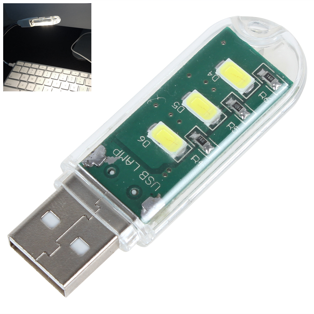 5v 5.1w energy-saving led usb light lamp mini usb night light bulb with 3 x 5730 led for laptop computer desktop pc usb gadget