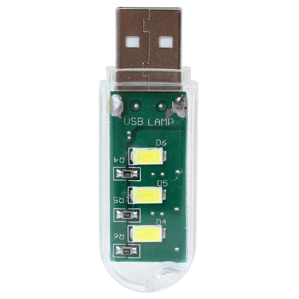 5v 5.1w energy-saving led usb light lamp mini usb night light bulb with 3 x 5730 led for laptop computer desktop pc usb gadget