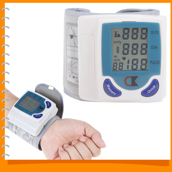 digital lcd wrist blood pressure monitor cuff electronic blood pressure meter & heart beat meter device with 60 memories digital lcd wrist blood pressure monitor cuff electronic blood pressure meter & heart beat meter device with 60 memories