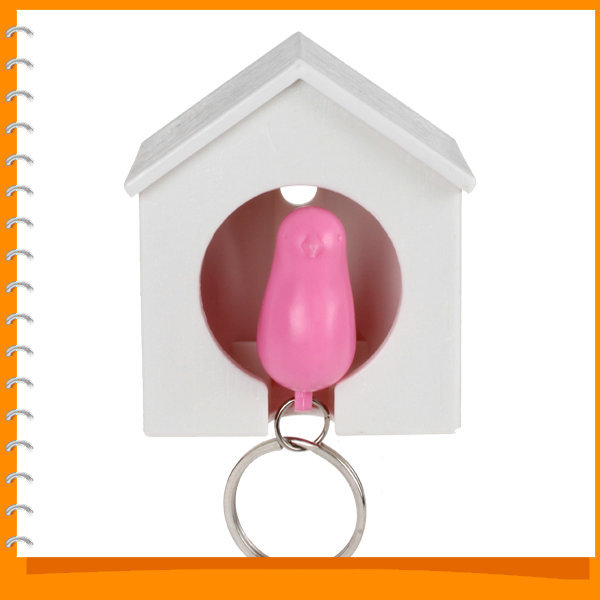 exquisite sparrow key ring keychain with whistle birdhouse holder metal key chain for the lovers girls home house decoration exquisite sparrow key ring keychain with whistle birdhouse holder metal key chain for the lovers girls home house decoration