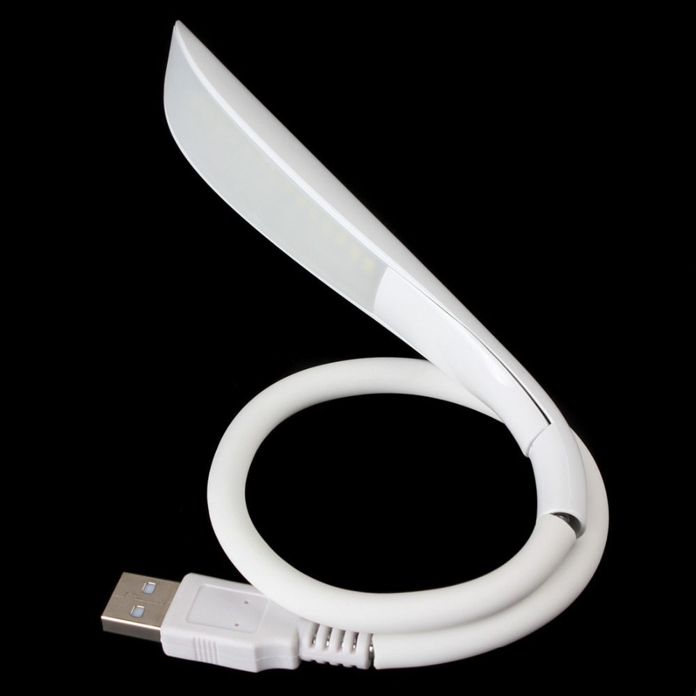 flexible usb light portable mini led usb light lamp energy saving night reading lamp with 14 leds for notebook / desktop