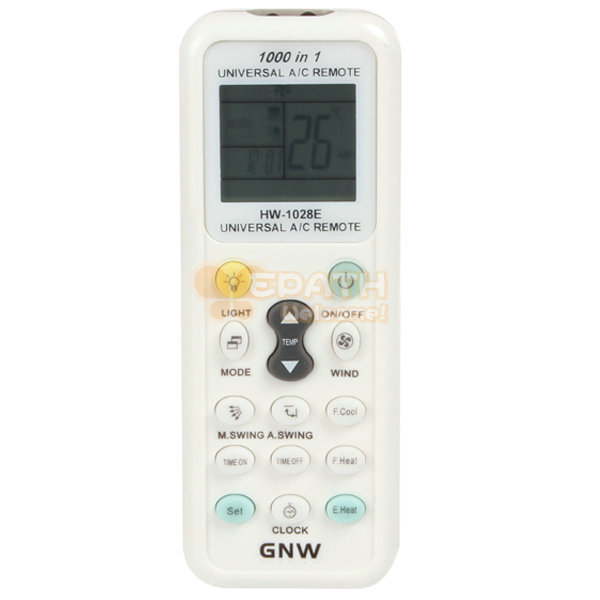 gnw k-1028e latest 1000 in 1 universal ac remote control for air conditioner condition lcd baclight a c muli remote control