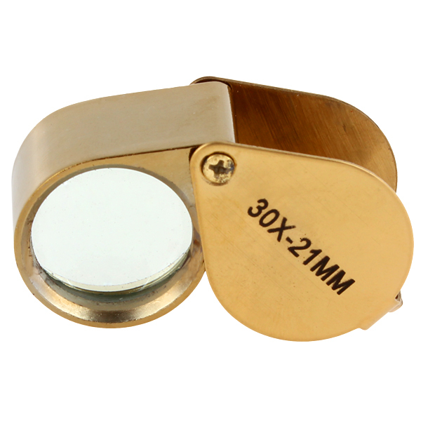 golden triplet eye jewelry magnifier magnifying power 30x 21mm jeweler loupe microscope