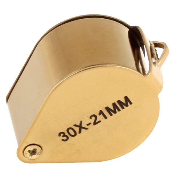 golden triplet eye jewelry magnifier magnifying power 30x 21mm jeweler loupe microscope