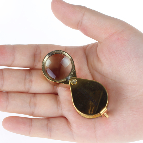 golden triplet eye jewelry magnifier magnifying power 30x 21mm jeweler loupe microscope