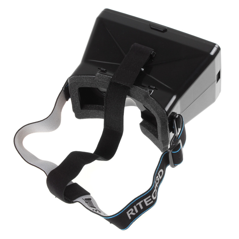 head mount plastic google cardboard vr universal virtual reality 3d video glasses for 3d movies & games 3.5-5.6" phone