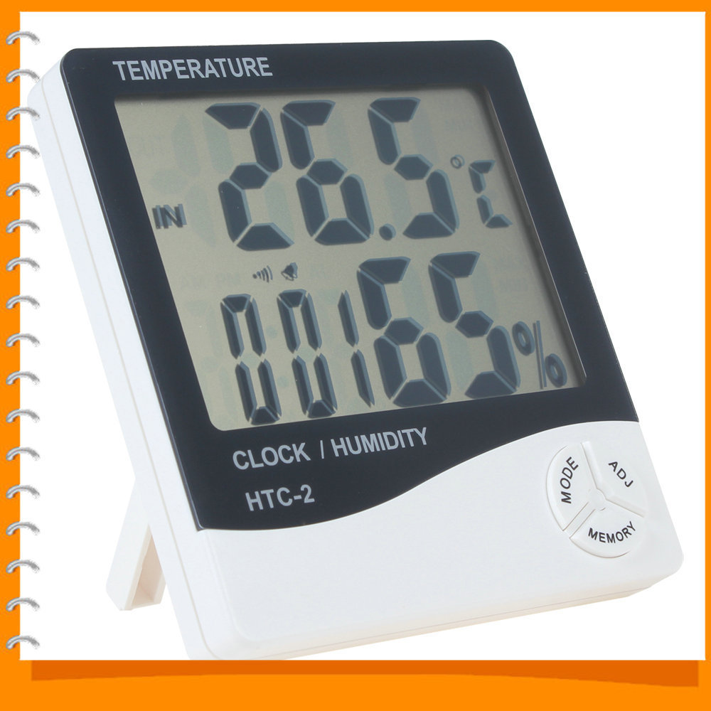 lcd digital dual sensors temperature clock humidity alarm clock support hourly / everyday alarm & calendar function lcd digital dual sensors temperature clock humidity alarm clock support hourly / everyday alarm & calendar function