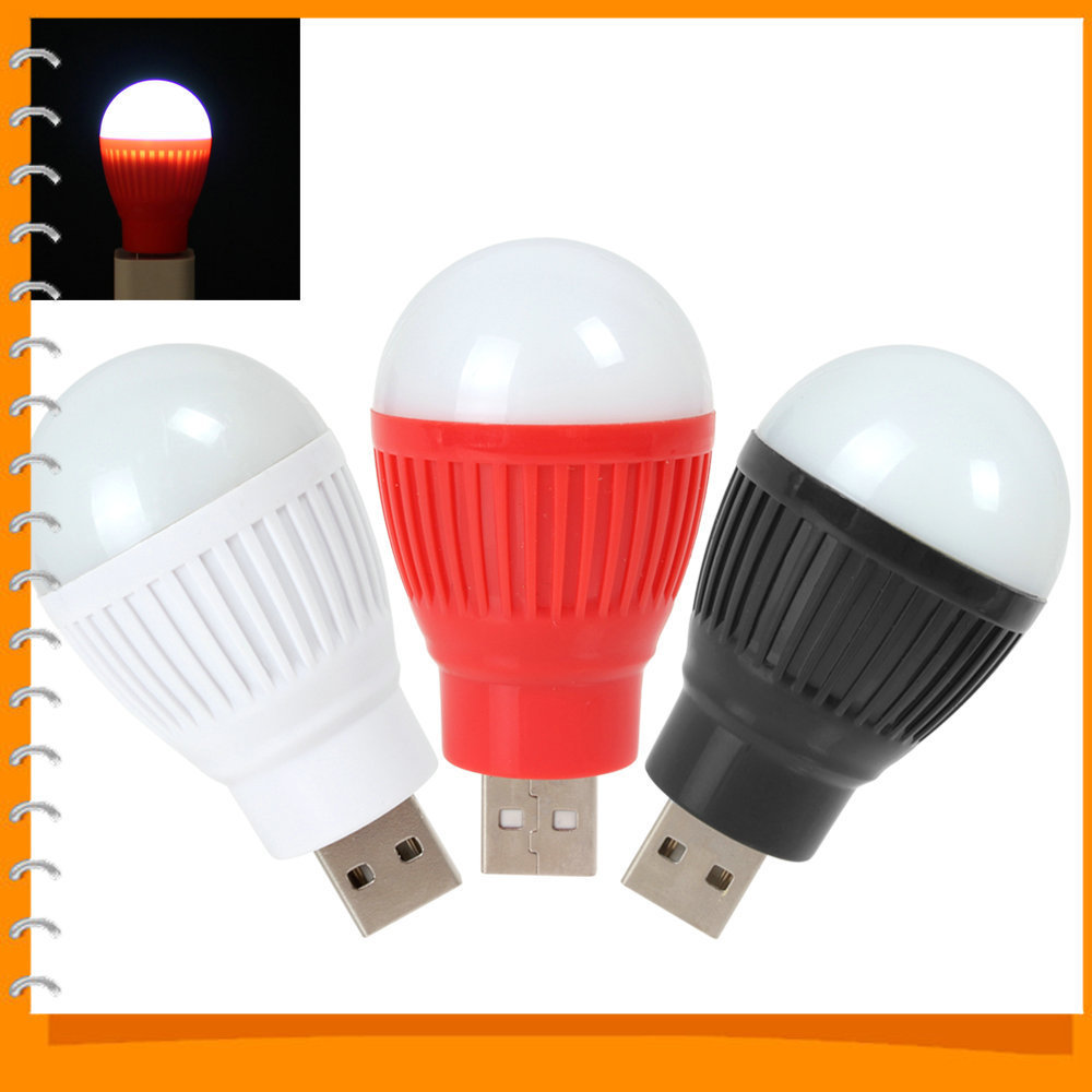 mini globular portable usb led bulb soft light led night lamp usb gadgets for usb devices ( black / white / red ) mini globular portable usb led bulb soft light led night lamp usb gadgets for usb devices ( black / white / red )