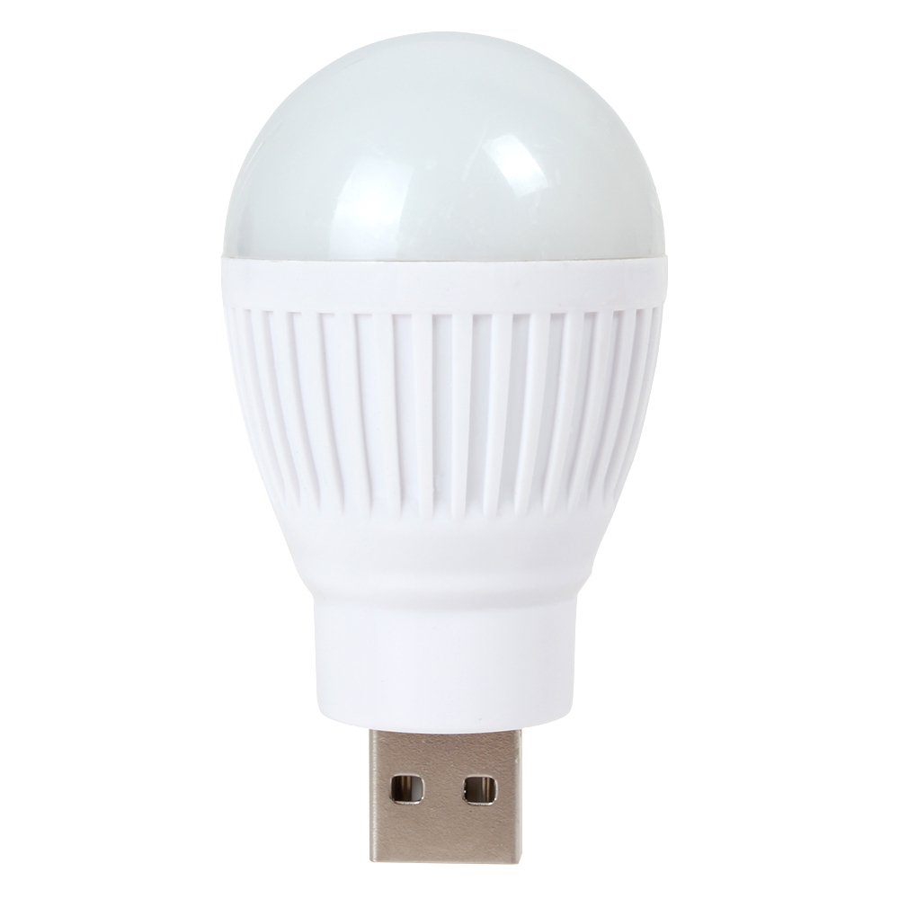mini globular portable usb led bulb soft light led night lamp usb gadgets for usb devices ( black / white / red )