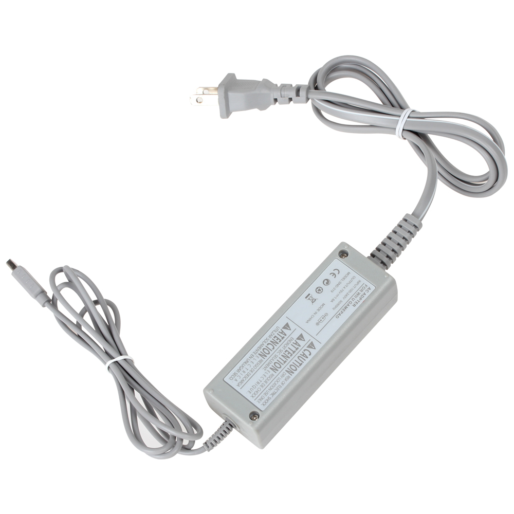 portable ac power supply adapter charger for nintendo gamepad remote controller