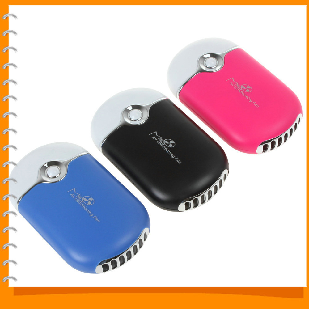 portable mini usb fan air conditioner fan rechargeable hand held / halterneck / desk cooling fan portable mini usb fan air conditioner fan rechargeable hand held / halterneck / desk cooling fan