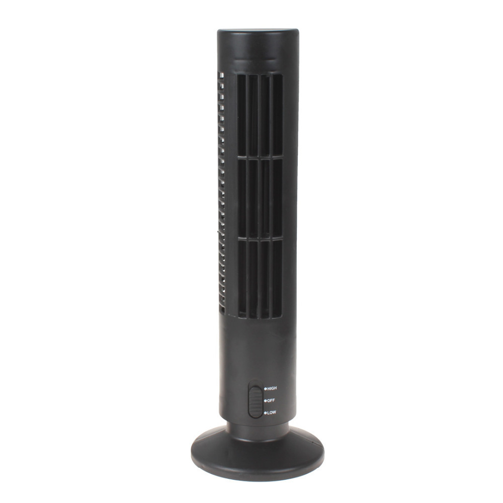 portable mini usb fan bladeless no leaf fan air conditioner home desk tower cooling fan for laptop notebook desktop pc