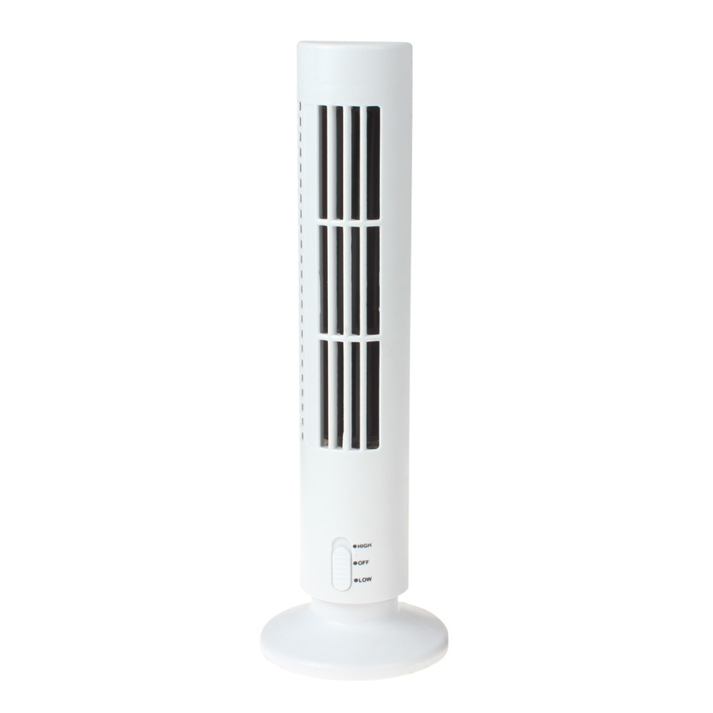 portable mini usb fan bladeless no leaf fan air conditioner home desk tower cooling fan for laptop notebook desktop pc
