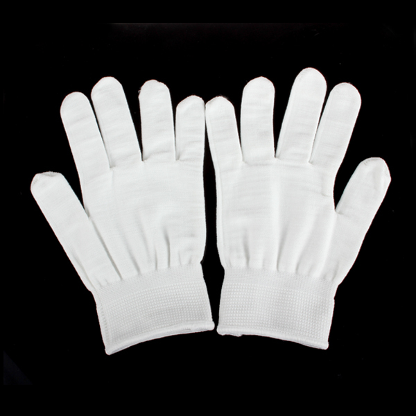practical fun green fluorescent light gloves luminous magic gloves for cosplay - no power charging with sunlight household light