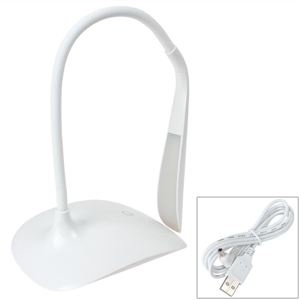 smart touch led desk lamp table light eye protection 3-levels brightness 360 rotation fashion simple usb-powered led book light
