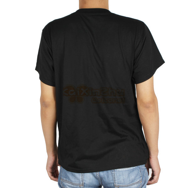 sound activated music led t shirt men short sleeve with detachable el panel for party dance rock disco dj lighting