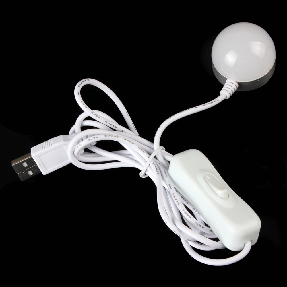 usb led bulb light portable mini soft white led lamp with powerful magnetic adsorption bottom & switch for indoor / outdoor