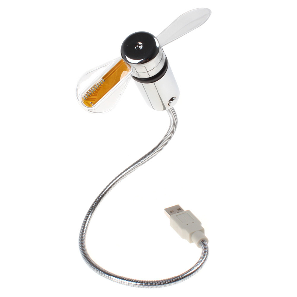 usb powered programmable led message fan gooseneck flexible portable mini usb cooling fan cooler for laptop notebook pc computer