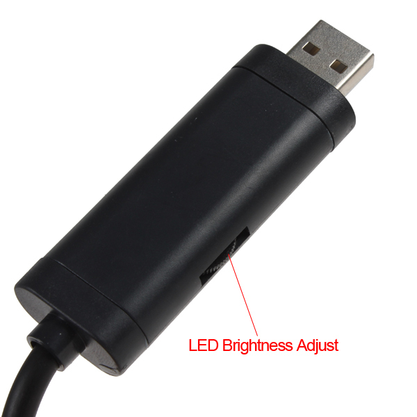 waterproof 5m usb endoscope inspection camera borescope copper-head 14.5mm led endoscope snake tube usb video endoscope