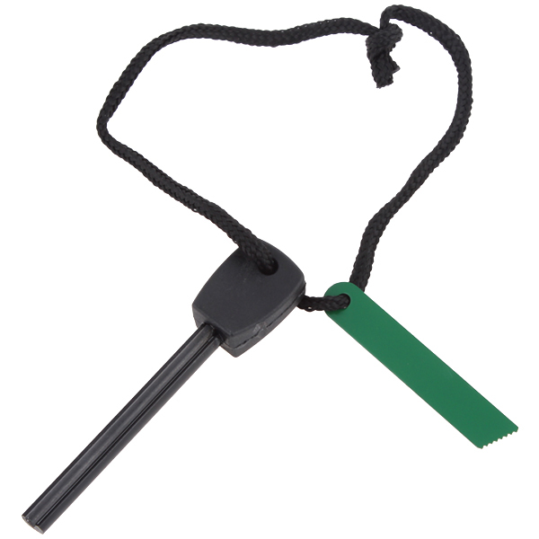 wild survival tool magnesium flint stone scraper stick fire starter lighter kit