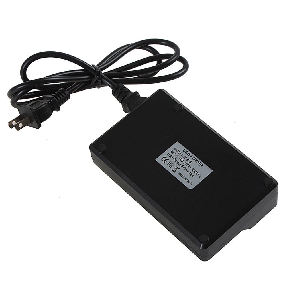 wlx-838 5v 1~3.5a 10 output port usb hub with high speed fast power charger adapter for mobile phone tablet