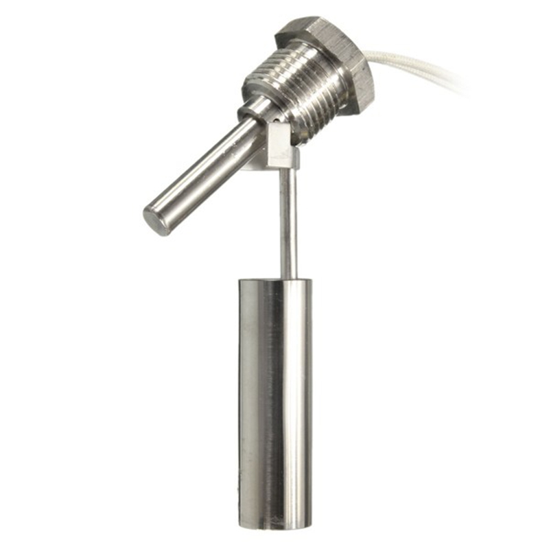 1 pcs 10w stainless steel liquid water level sensor horizontal mounting float switch plastic ball float better
