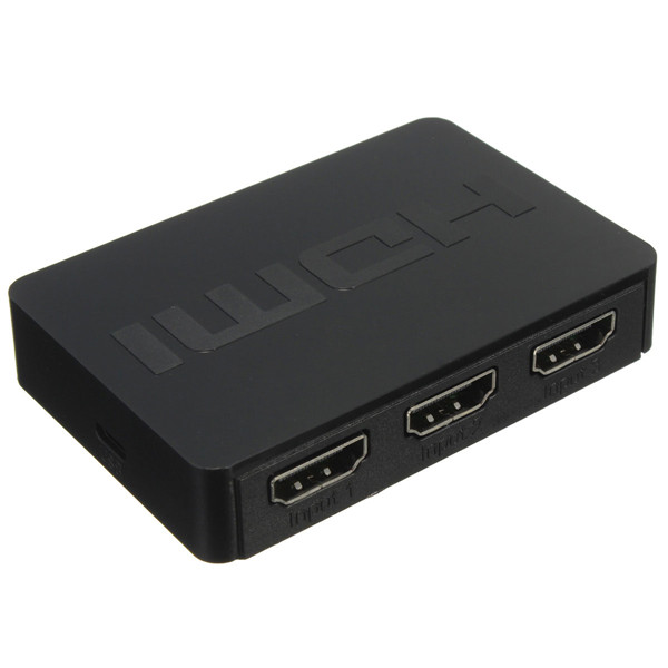 1080p 3 port hdmi auto switch switcher hub splitter box full hd with remote control